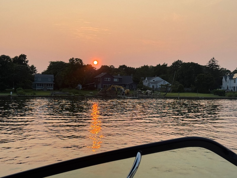 Sunset in Senix Creek